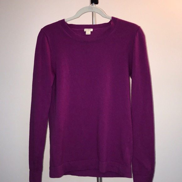 J. Crew Factory Sweaters - J Crew Factory Purple Teddie Sweater- Size S